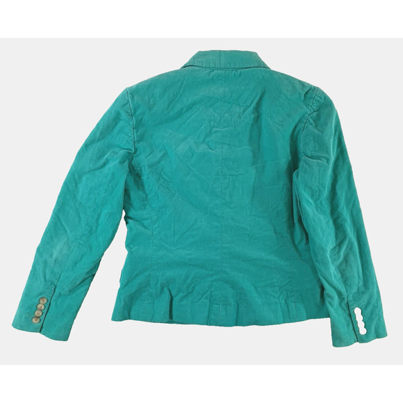 Ralph Lauren Rugby Jacket Cotton Teal Blazer Size 10 - Picture 3 of 12